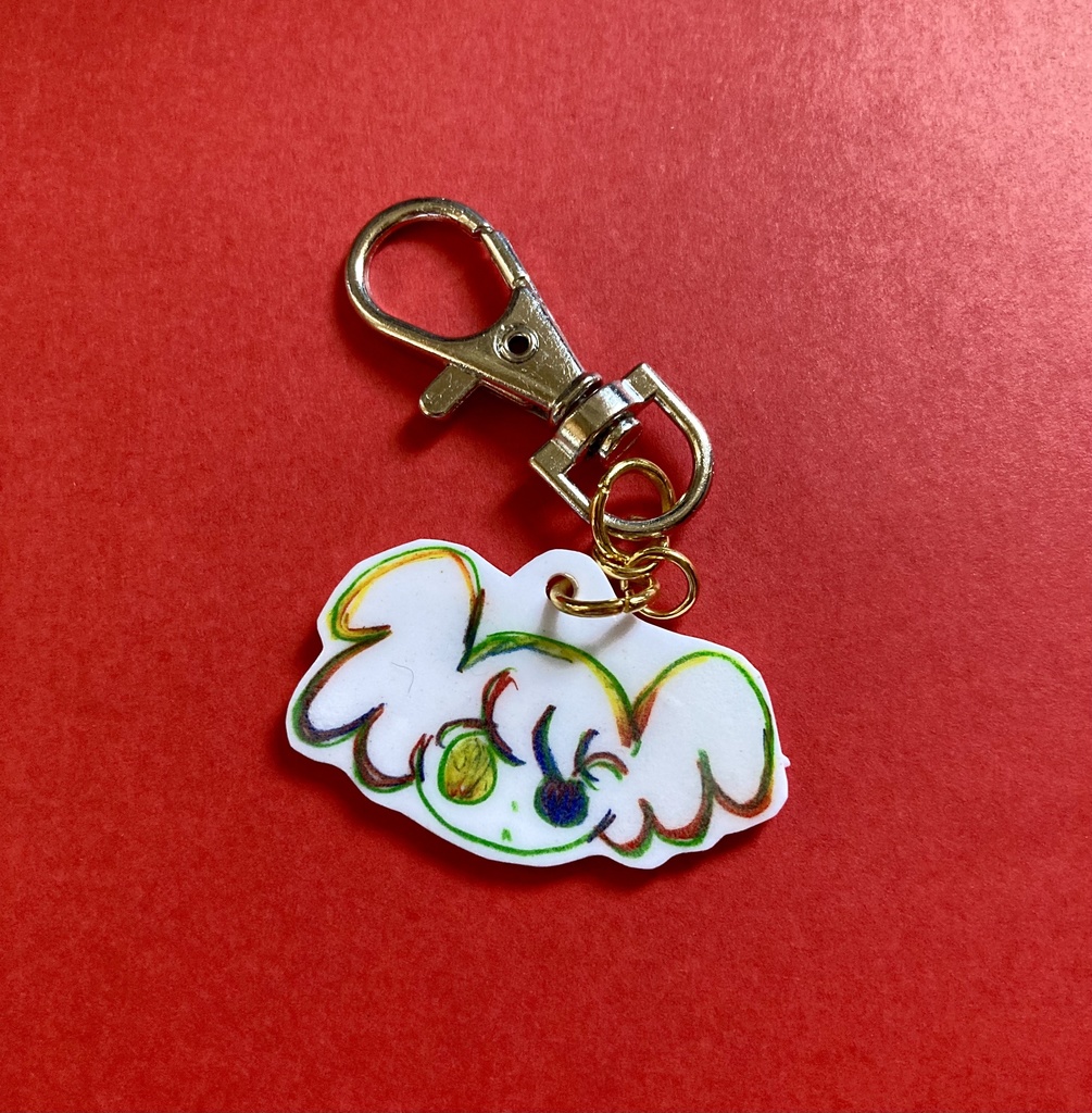 手描きプラ キーホルダー