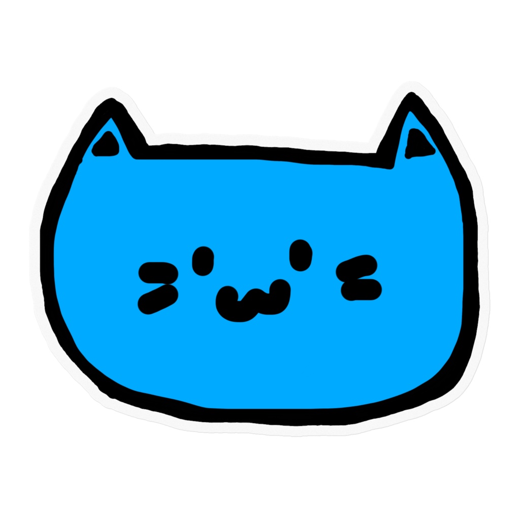 かわいい　ねこ　ステッカー