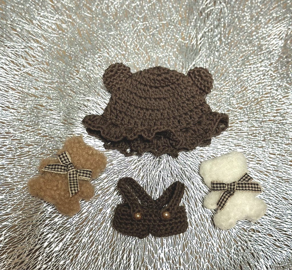 くまさんサロペットセット