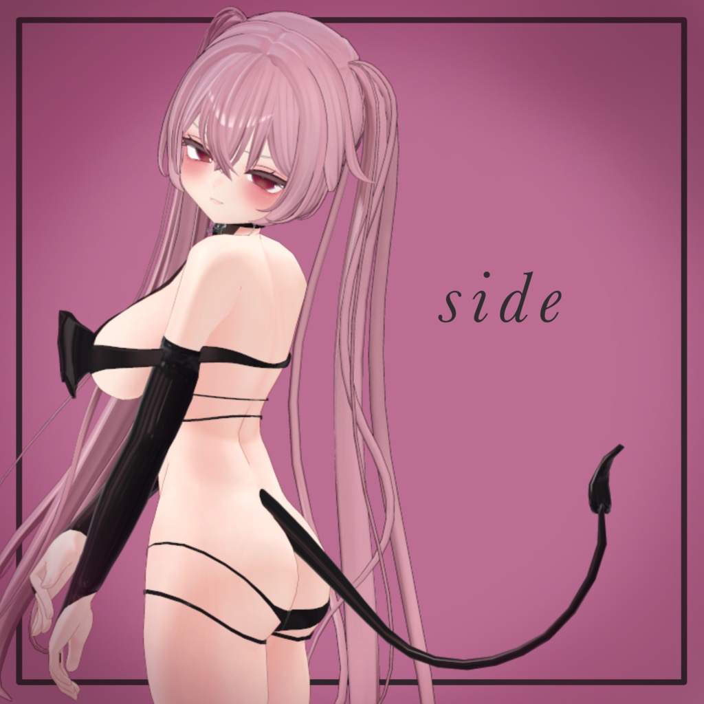 【複数アバター対応】Succubus lingerie