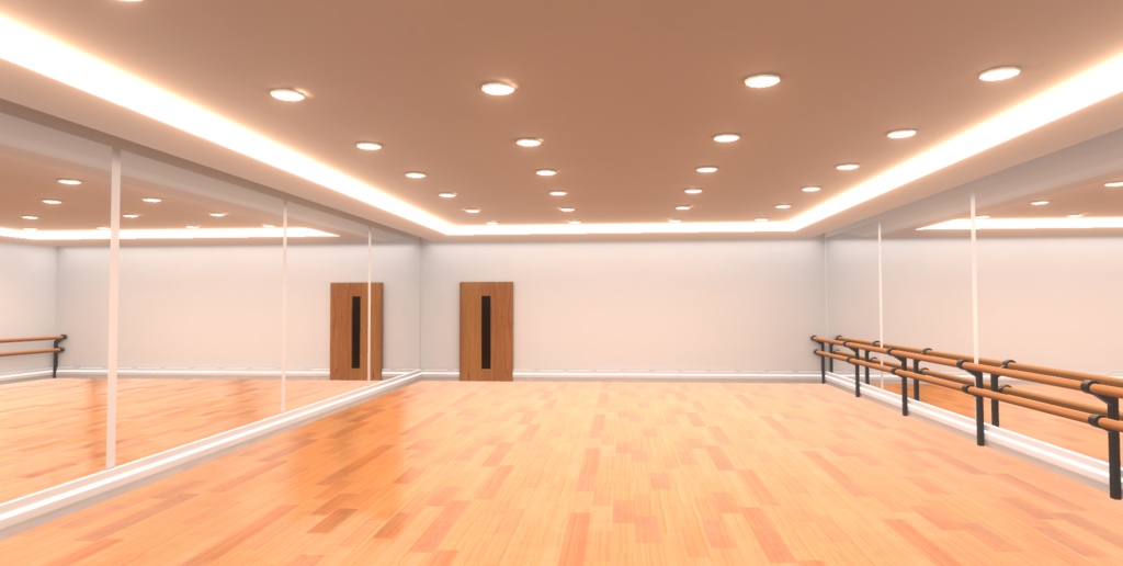 【VRChat向けワールドアセット】DANCEROOM