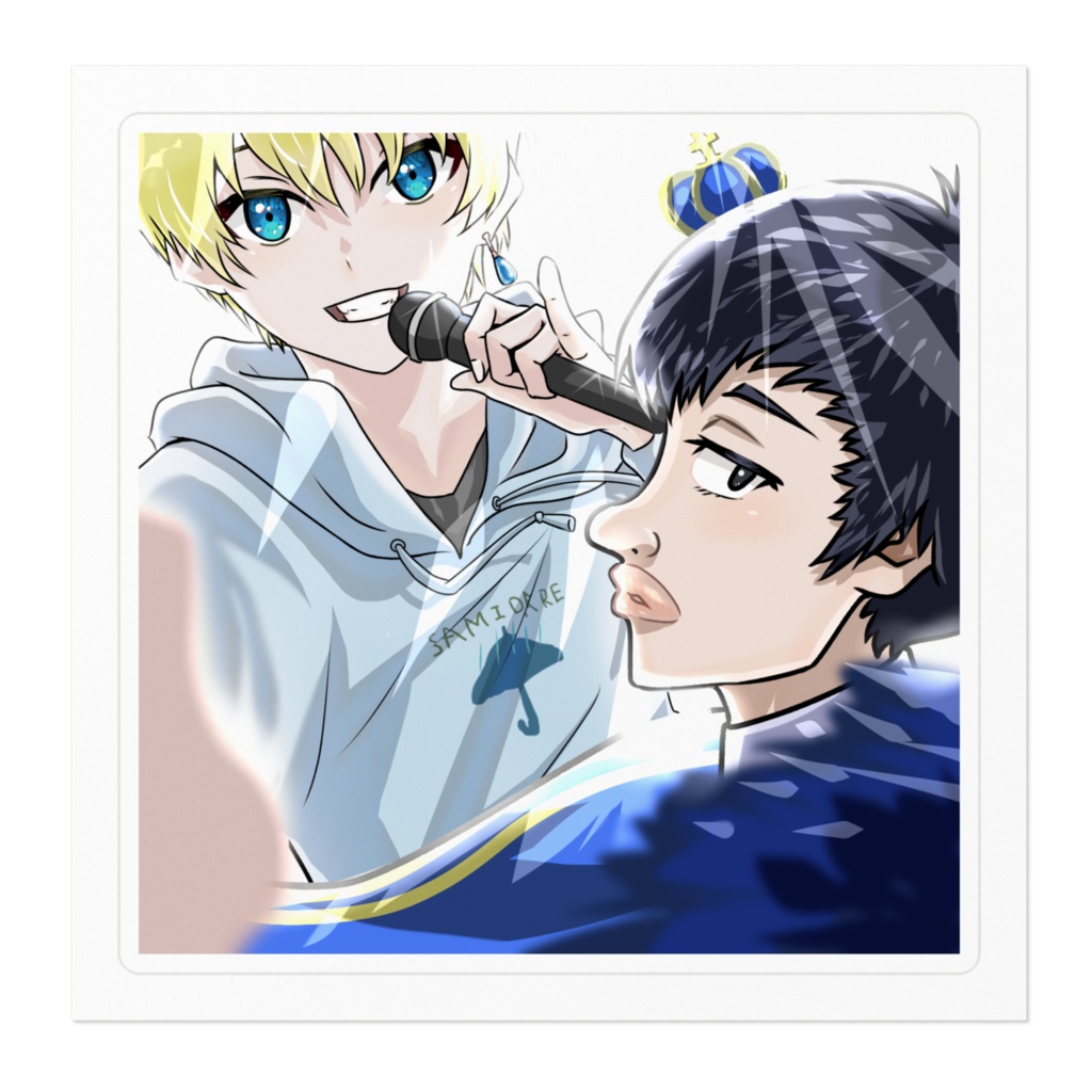 非公式 空也&しげる ステッカー