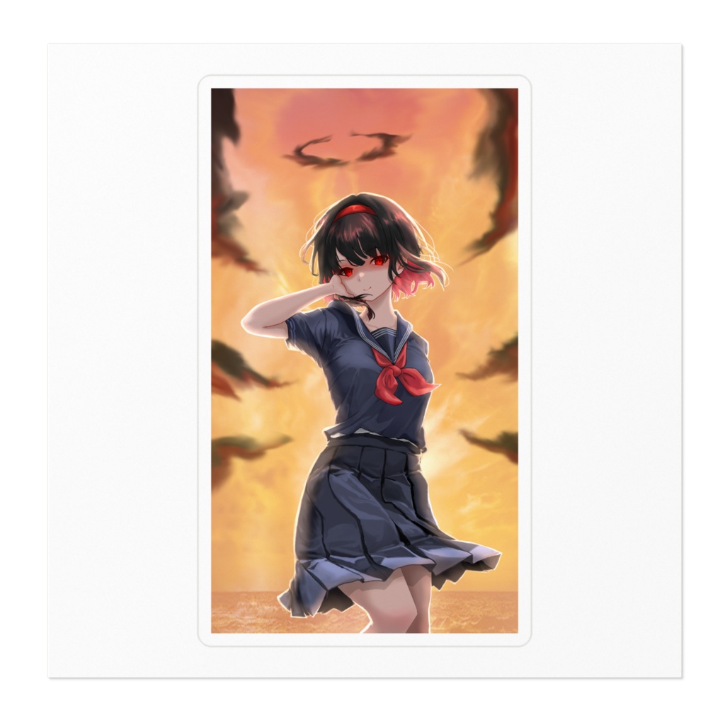 非公式 さょちゃん ステッカー