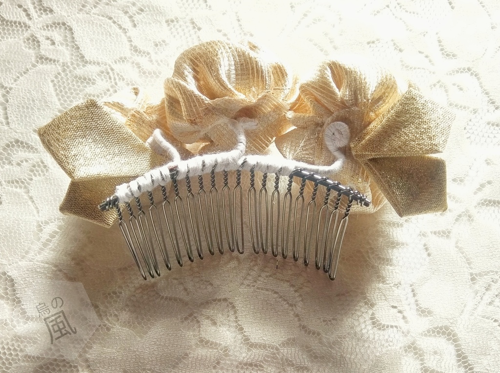 シェル型椿のコーム