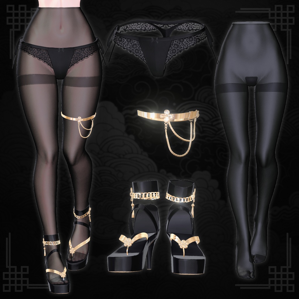 🔴SALE🔴【18 avatars】🦊Silk Kitsune🦊