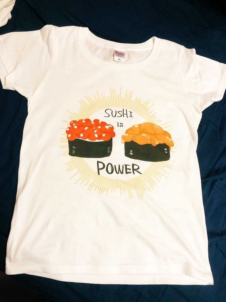 すしはちからTシャツ