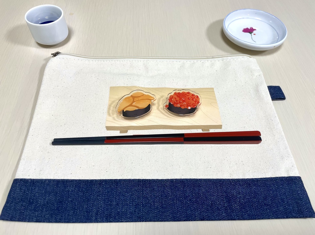 鮨アクリルバッジ