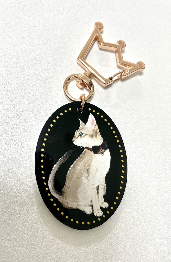 クラシカルアクリルキーホルダー【猫 シンガプーラ】