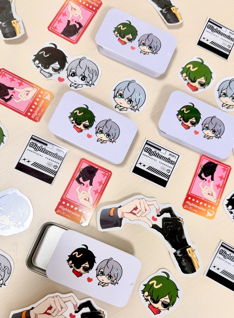 イトアキ缶入りフレークシール