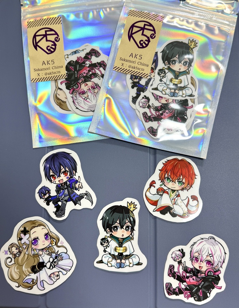 【女研】ミニキャラシール