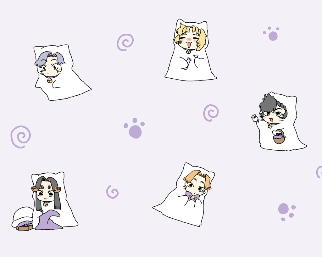 ねこおばけの布