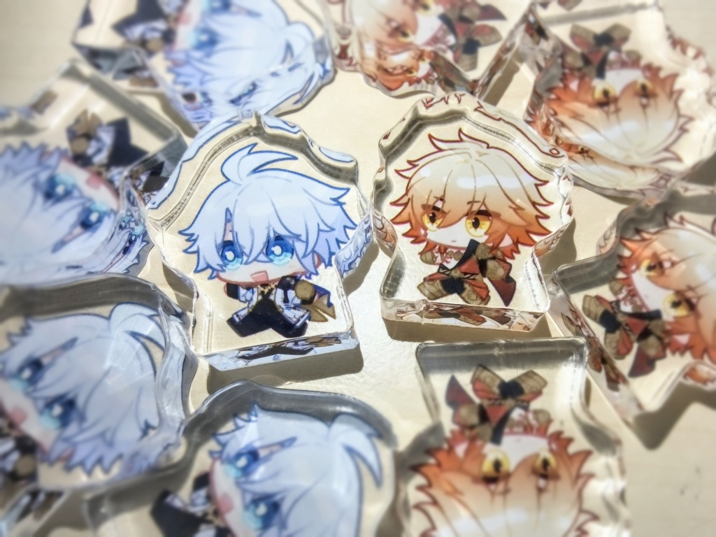 ファイモス/自立アクリルマスコット+ステッカー