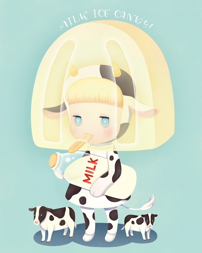 MILK ICE CANDY!