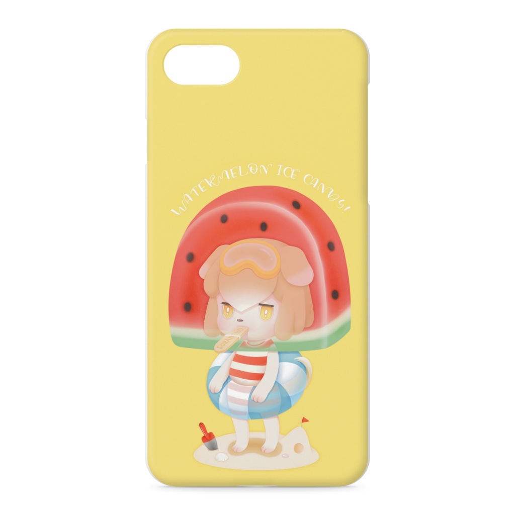 Watermelon Ice Candy! iPhoneケース
