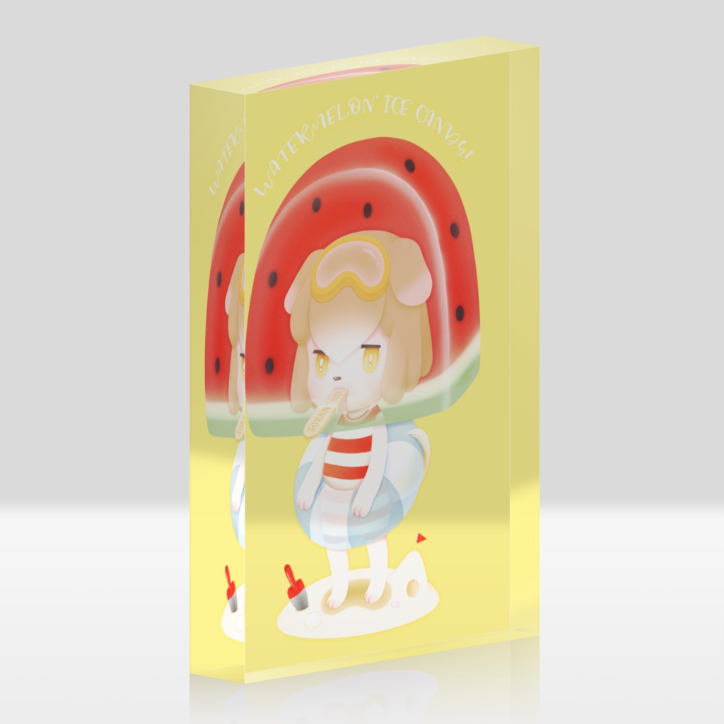 Watermelon Ice Candy! アクリルブロック