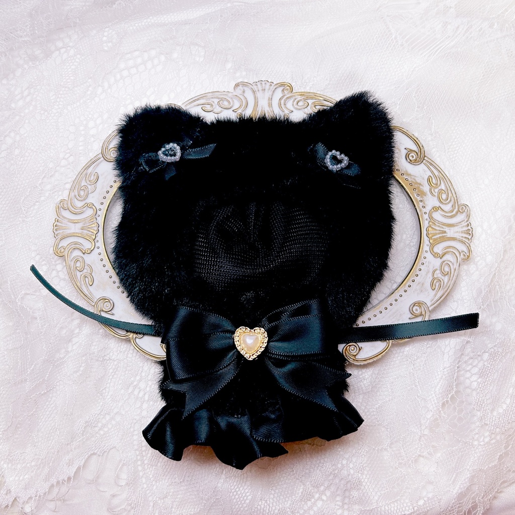 ぬい服 フリル ケープ 着ぐるみ 11cm ねこ