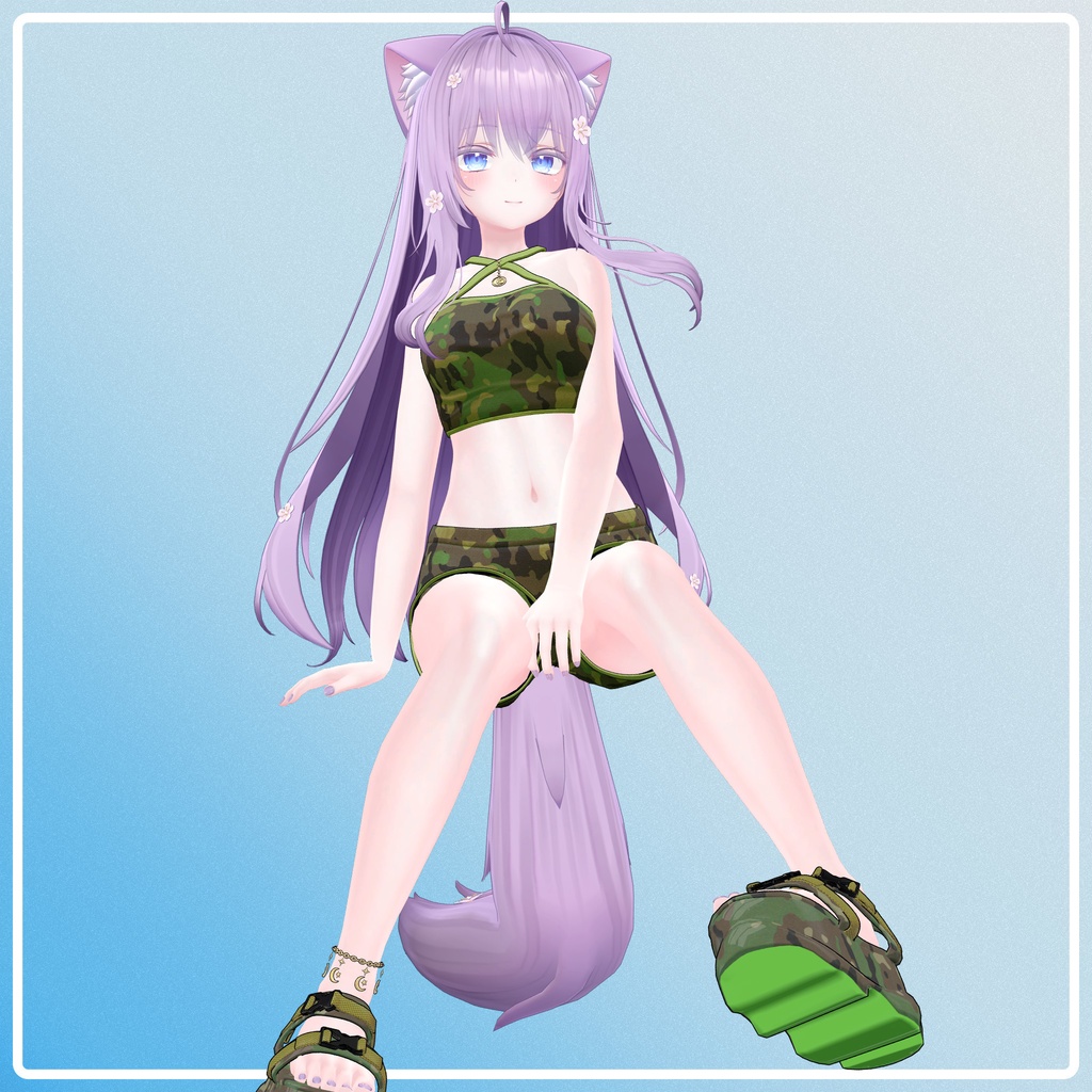 【萌-moe-対応】スイム&ドルフィンパンツセット