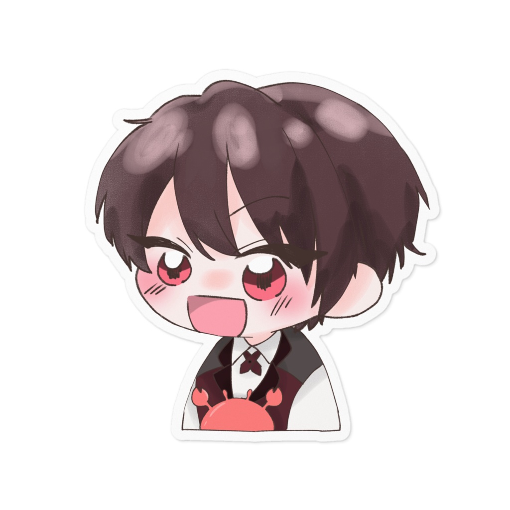 オリジナルキャラクターミニキャラステッカー