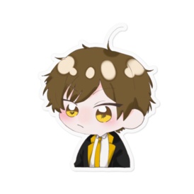 オリジナルキャラクターミニキャラステッカー