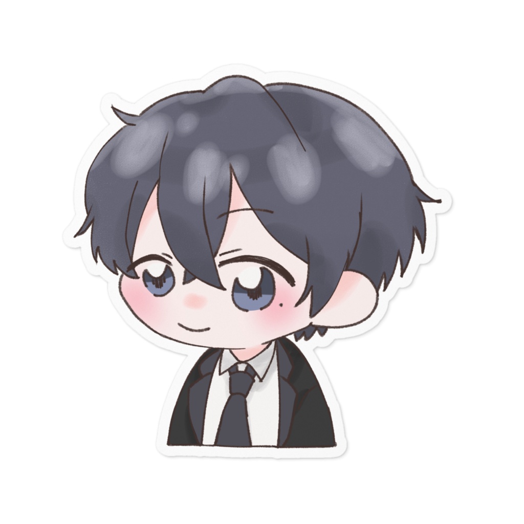 オリジナルキャラクターミニキャラステッカー