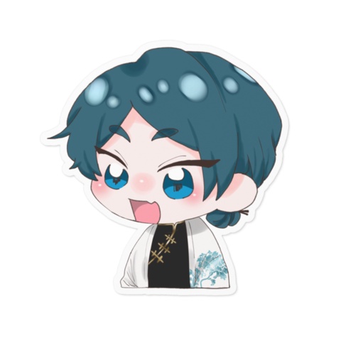 オリジナルキャラクターミニキャラステッカー