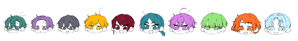 〖創作〗オリジナルキャラクターマスキングテープ〖BLUESky〗