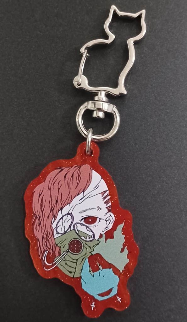 DBD 血色アクキー+メタリックシール