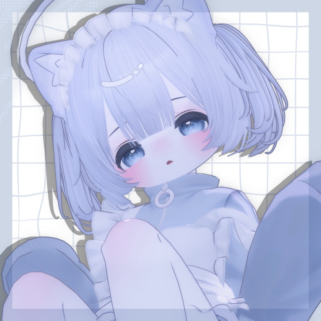 〜イラスト風 ハイライトヘアピン〜