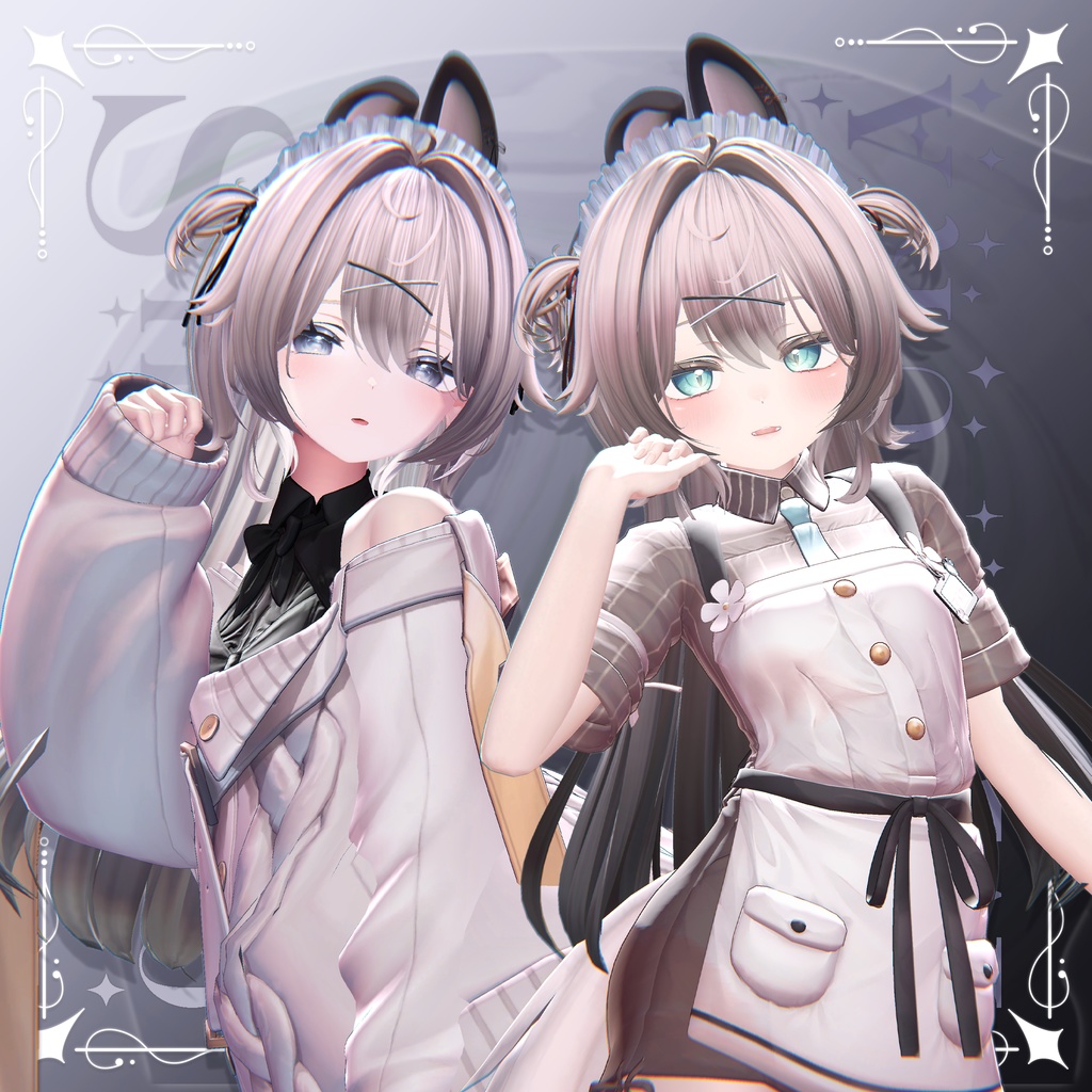 【9アバター対応】Pote Lop ヘアー