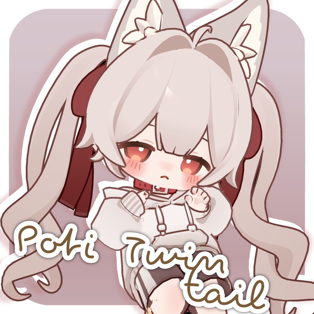 【キプ・ぽち対応】--- Poti Twintail Hair ---