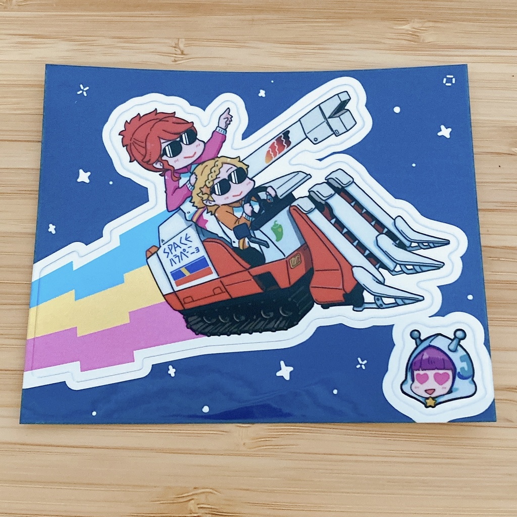 スペースコンバイン kirakiraステッカー