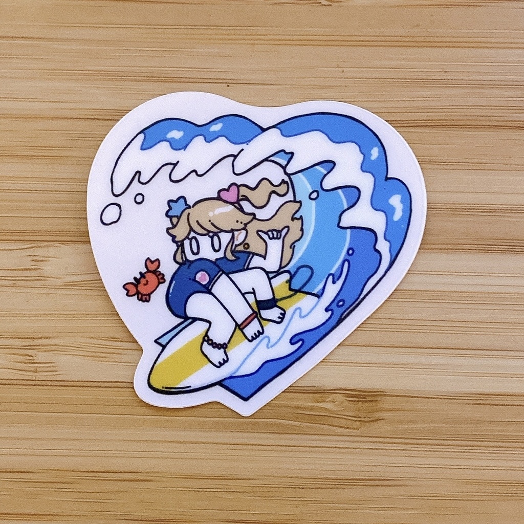 サマー・サーフみくるステッカー
