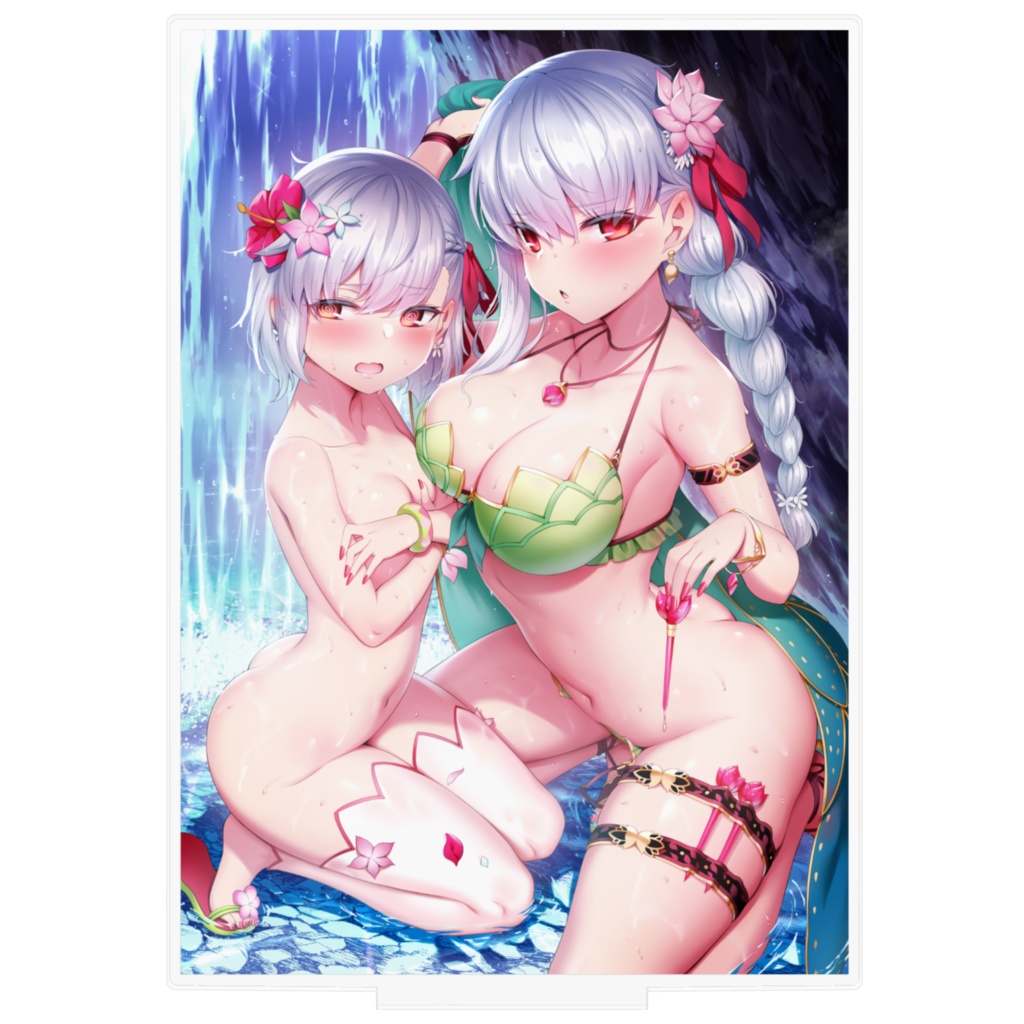 ポロリ水着カーマちゃんたち(背景あり)