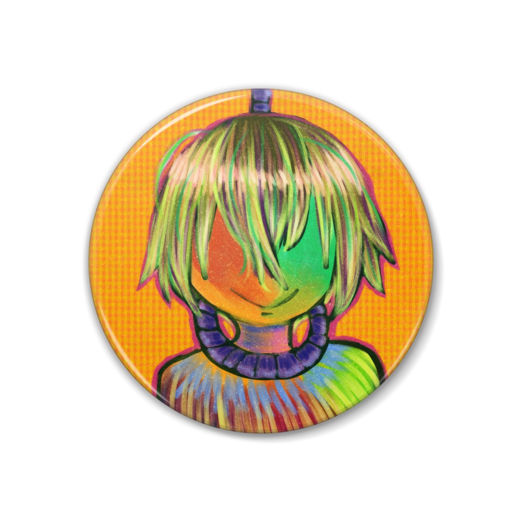 つりおくん缶バッチ