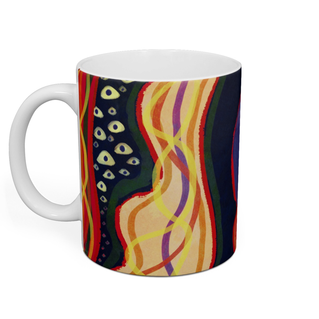 マグカップのために描いた絵