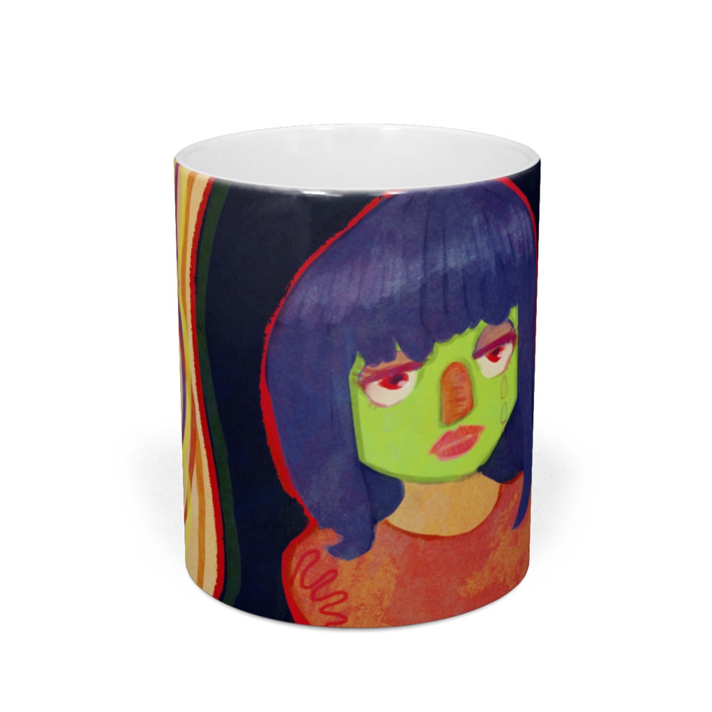 マグカップのために描いた絵