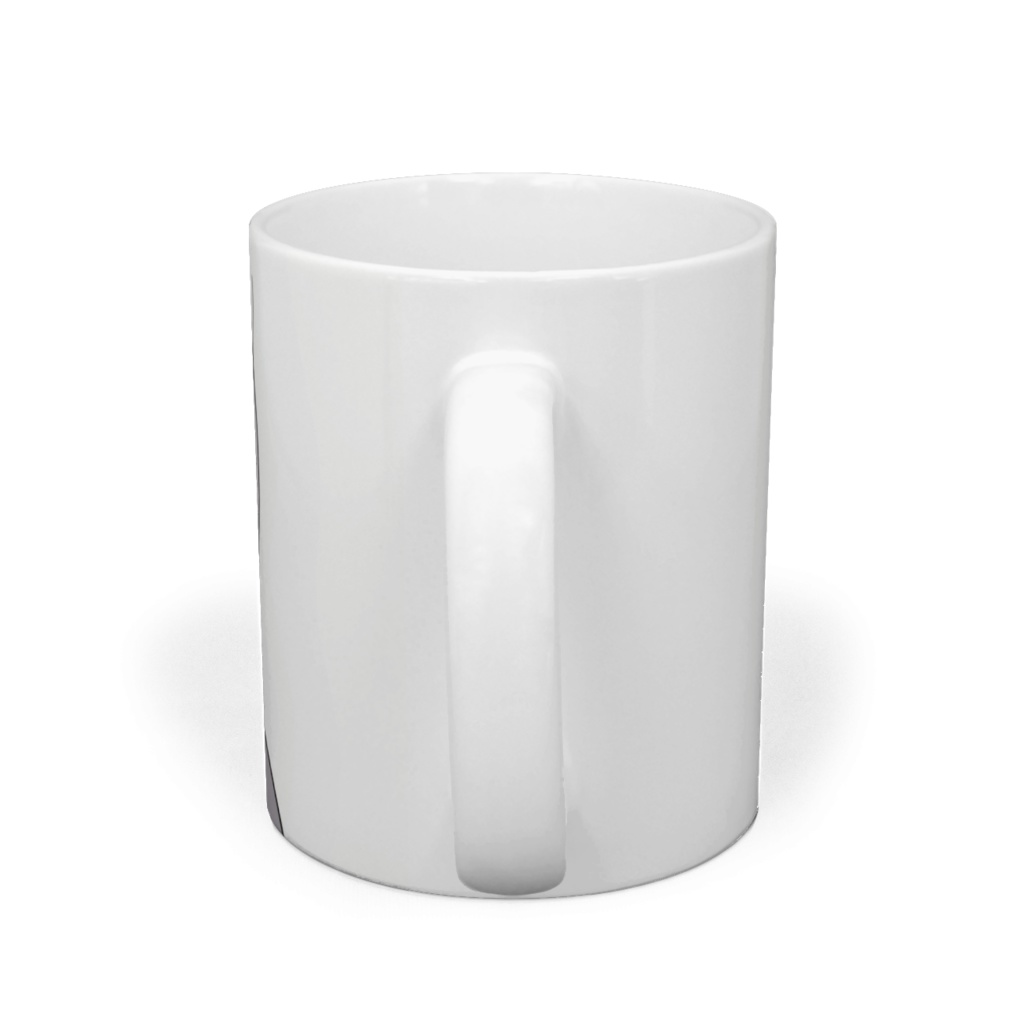 左手で描いた絵のマグカップ