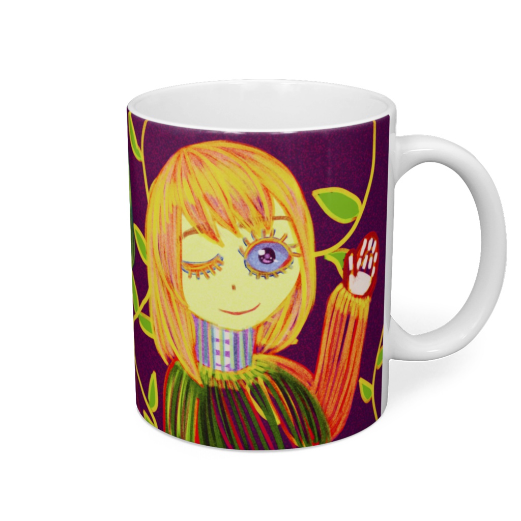 三人娘のマグカップ