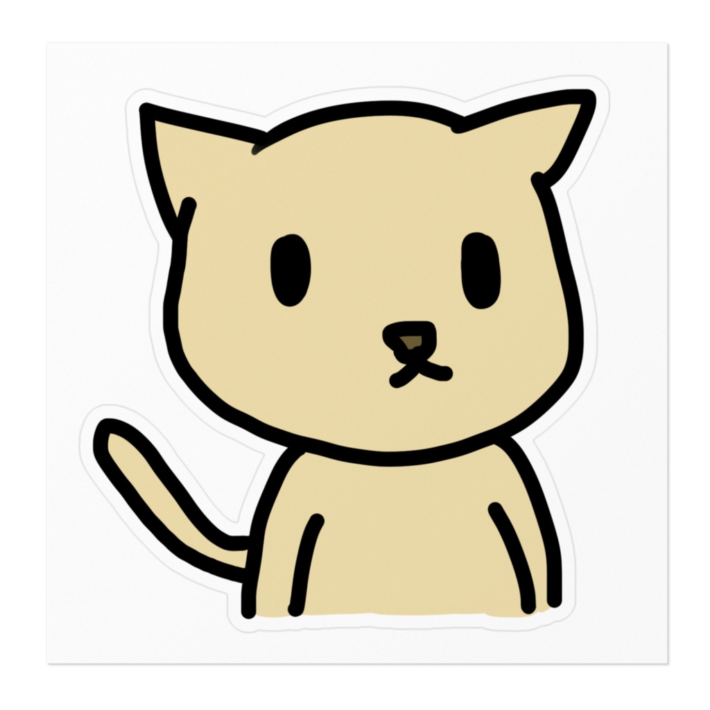 猫さんステッカー001