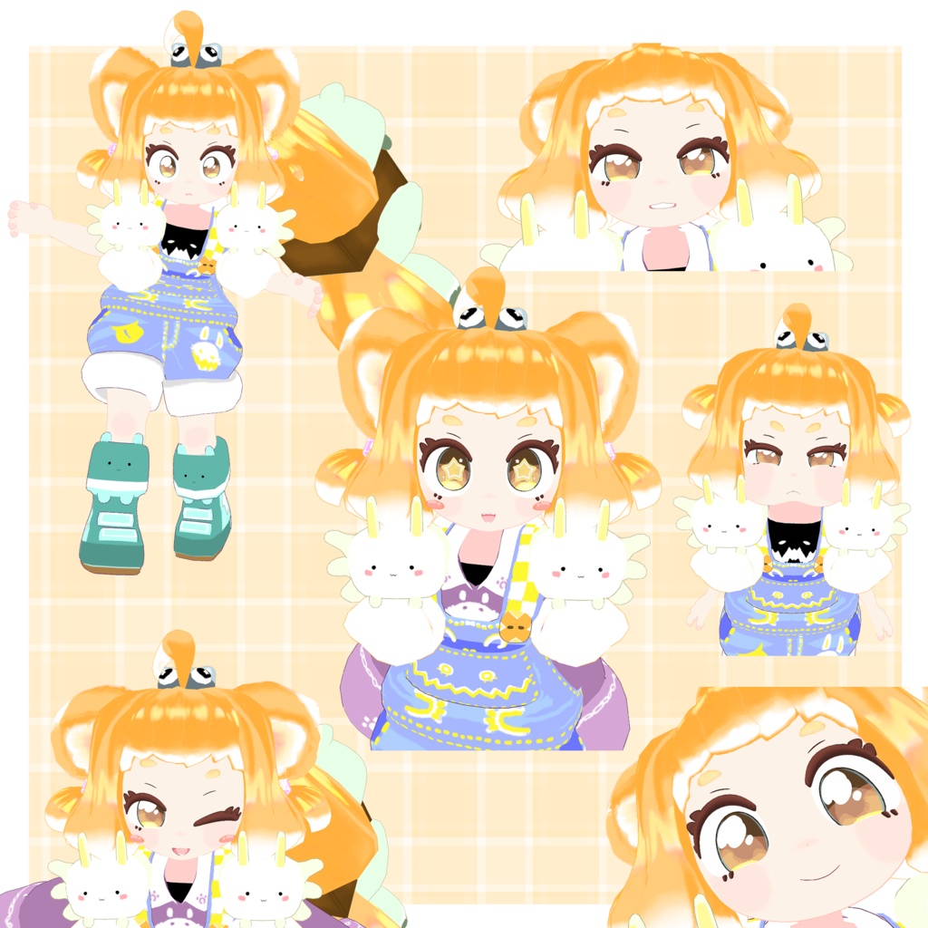 ポポンヌ Poponu / オリジナル3Dモデル