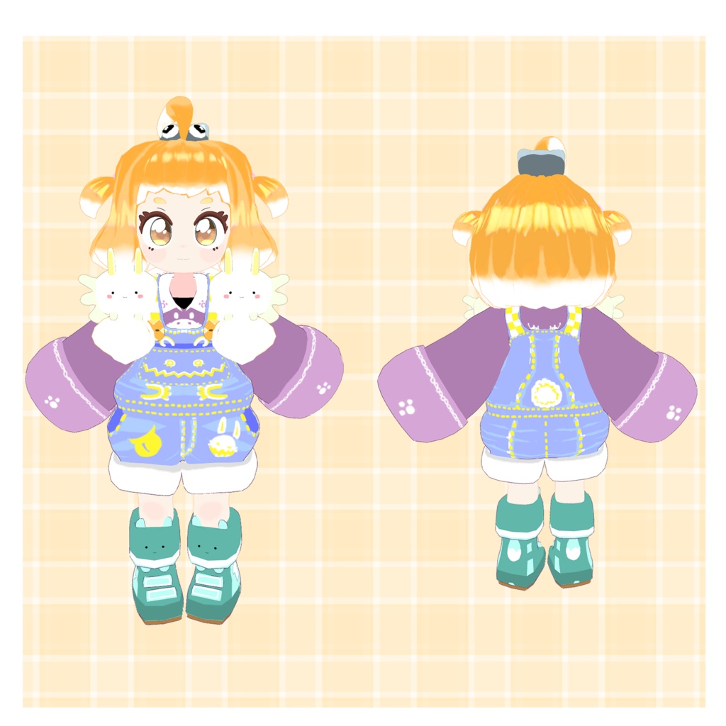 ポポンヌ Poponu / オリジナル3Dモデル