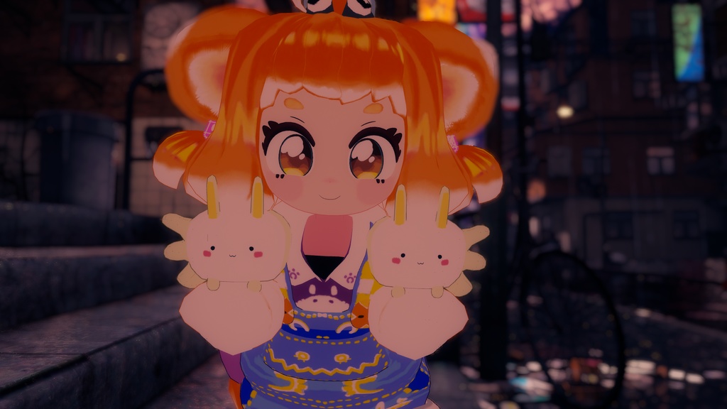 ポポンヌ Poponu / オリジナル3Dモデル