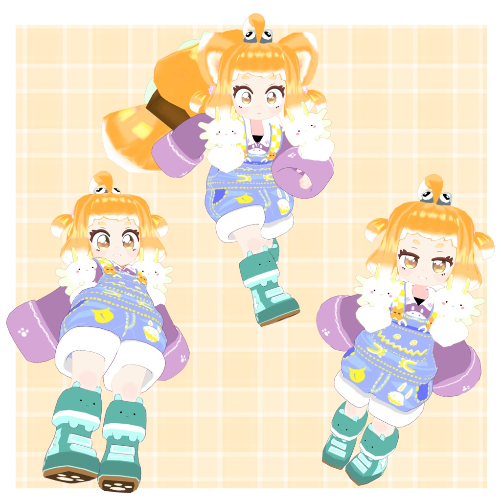 ポポンヌ Poponu / オリジナル3Dモデル