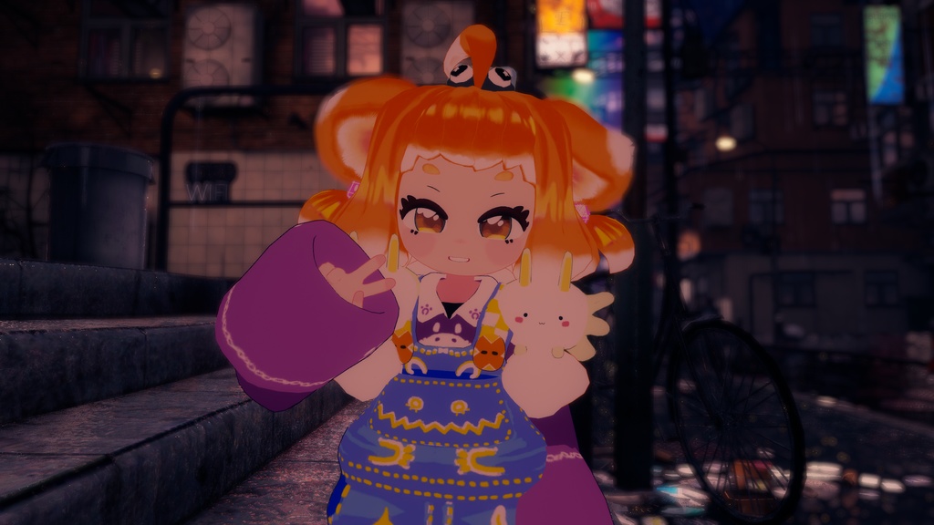 ポポンヌ Poponu / オリジナル3Dモデル