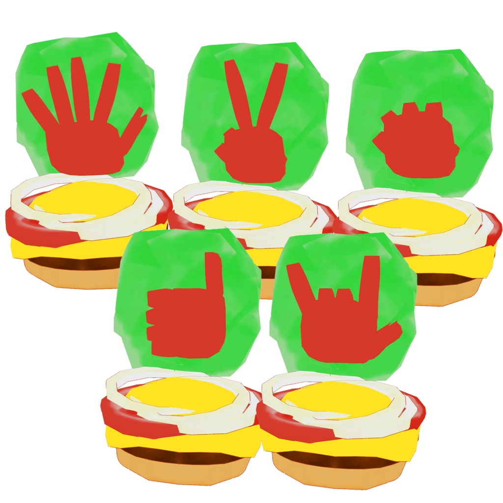 【弾力抜群】ハンバーガー / Hamburger