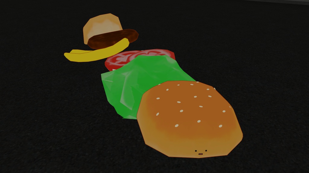 【弾力抜群】ハンバーガー / Hamburger