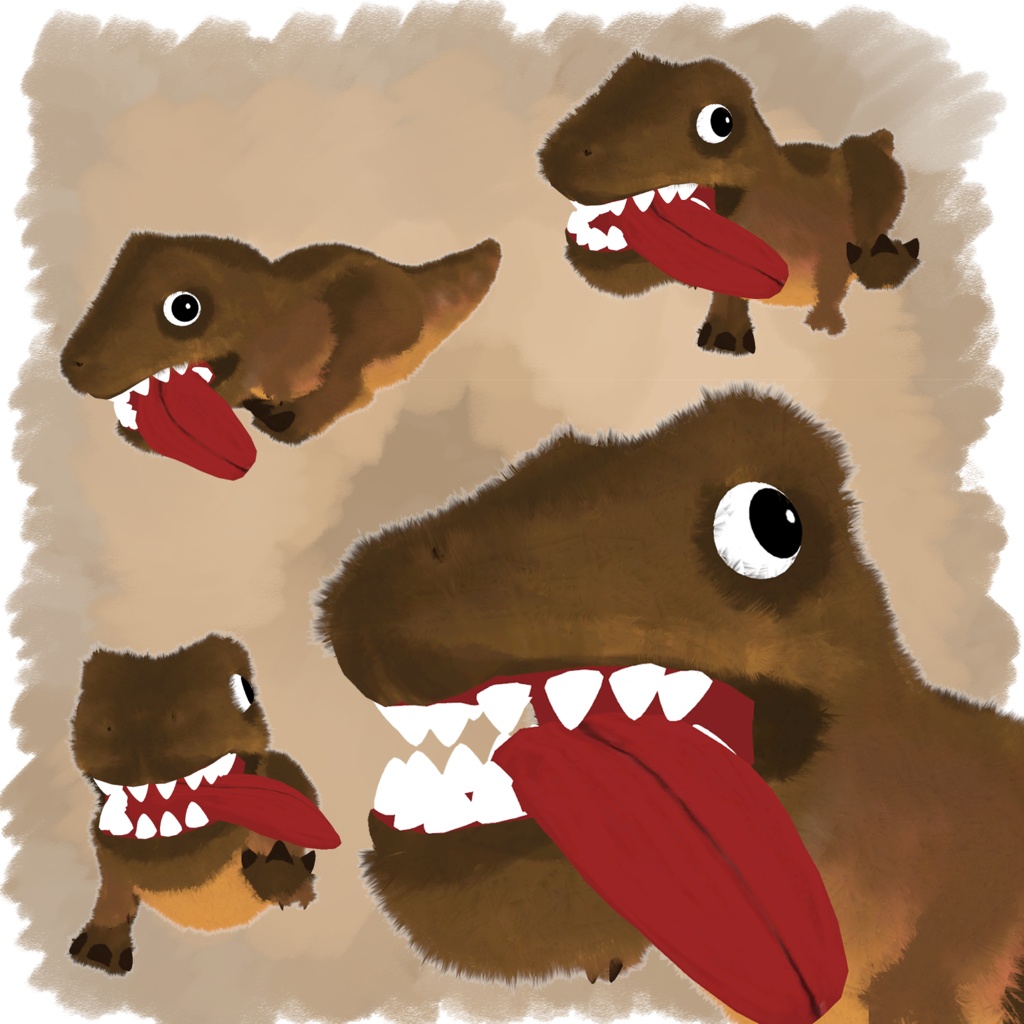 ふわふわティラノサウルス / Furry T-rex