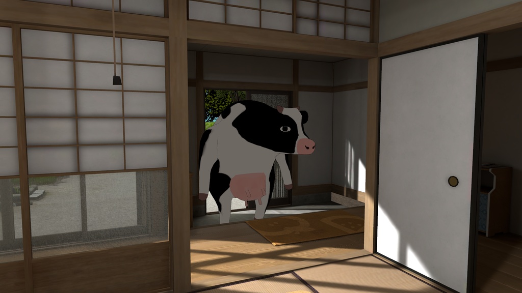 【オリジナル3Dモデル】牛 / COW