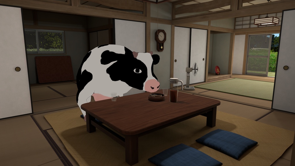 【オリジナル3Dモデル】牛 / COW