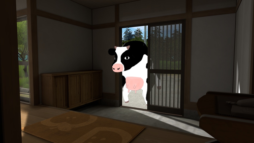 【オリジナル3Dモデル】牛 / COW